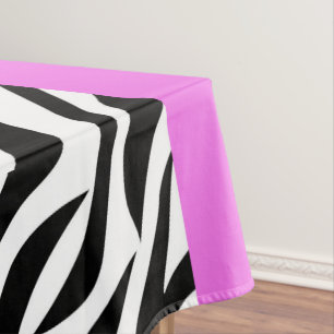 Leopard Print, Zebra Print, Animal Print, Pink Tablecloth