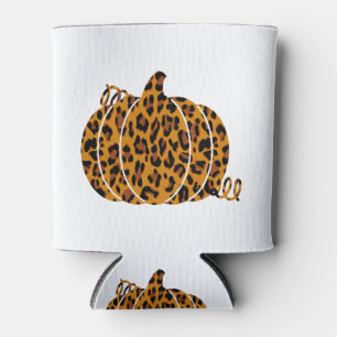 Leopard Pumpkin / Fall Season Can Cooler