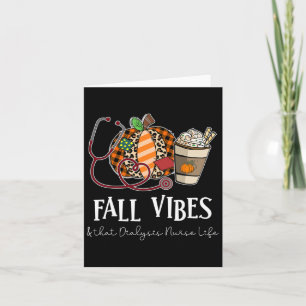 Leopard Pumpkin Fall Vibes And That Dialysis Nurse Card