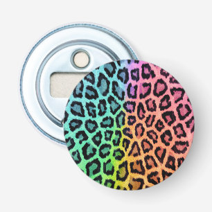 leopard rainbow bg bottle opener