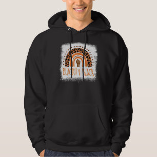 Leopard Rainbow Blackity Black History Month Afric Hoodie