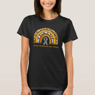 Leopard Rainbow Congenital Diaphragmatic Hernia Wa T-Shirt