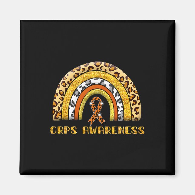 Leopard Rainbow Crps Warrior  Magnet (Front)