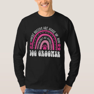 Leopard Rainbow Dog Groomer Pet Grooming Stylist G T-Shirt
