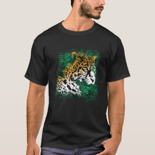 Leopard Rainforest Plant Nature Vegetation Animal T-Shirt
