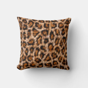 Leopard Real Skin Texture Pattern Cushion