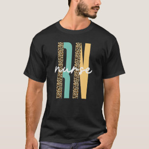 Leopard Registered Rn Nurse Er Nicu Lpn Nursing Sc T-Shirt