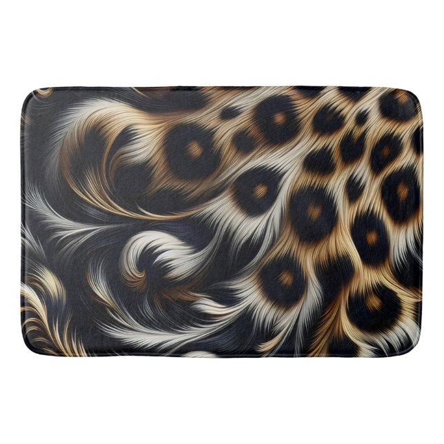 Leopard Retreat: Your New Favourite  Bath Mat (Front)