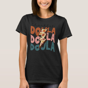 Leopard Retro Thankful Doula Stacking One Thankful T-Shirt
