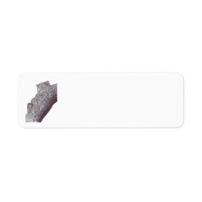 LEOPARD RETURN ADDRESS LABEL (Front)