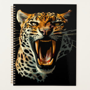 Leopard roaring attack head planner