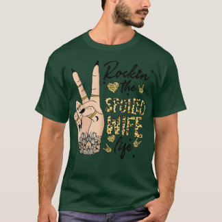 Leopard Rockin' The Spoiled Wife Life  T-Shirt
