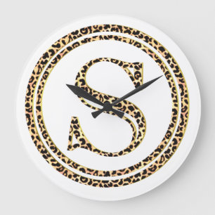 Leopard S Large Clock