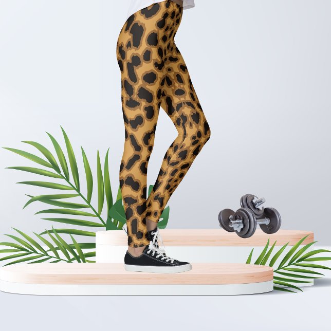 Leopard Safari Print Leggings (Creator Uploaded)