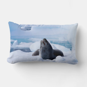Leopard Seal Lumbar Cushion