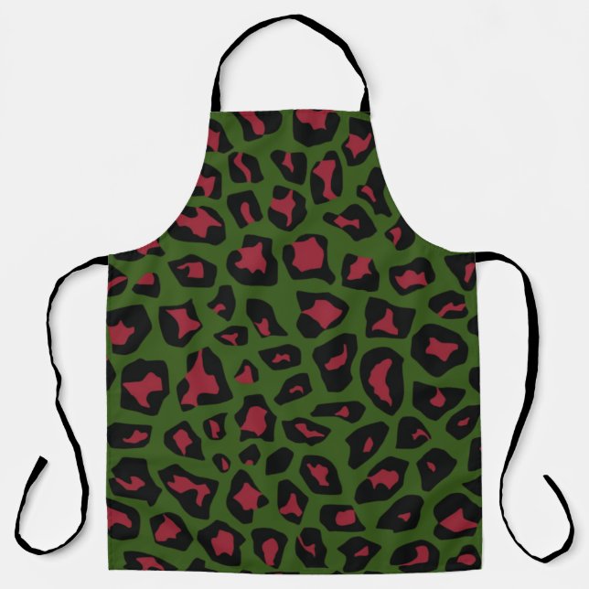 Leopard Seamless Pattern  Apron (Front)