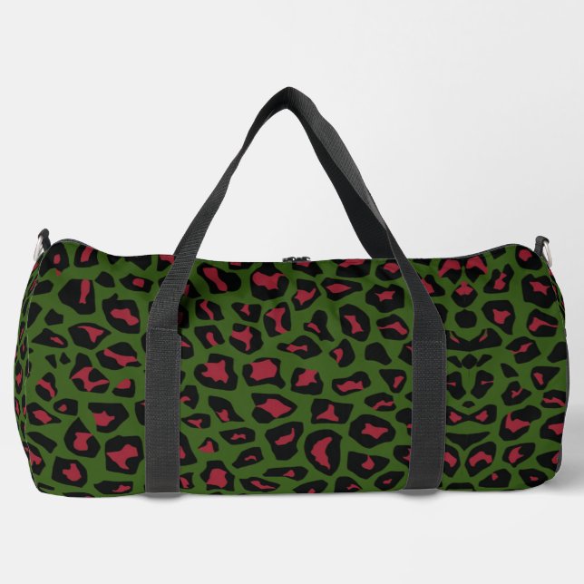 Leopard Seamless Pattern  Duffle Bag (Front)