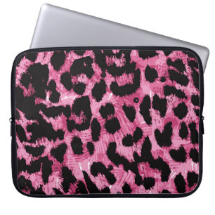 Leopard seamless pattern laptop sleeve