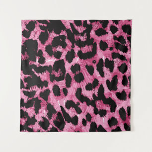 Leopard seamless pattern tapestry
