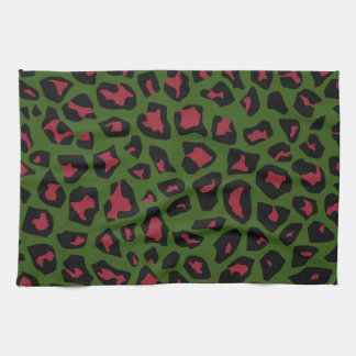 Leopard Seamless Pattern Tea Towel