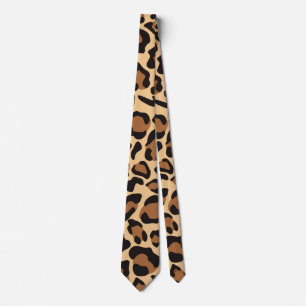 Leopard Seamless Pattern Tie