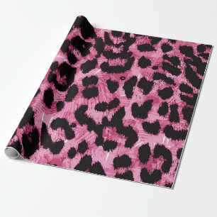 Leopard seamless pattern wrapping paper