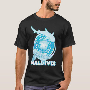 Leopard Shark Whitetip Reef Shark Maldives Diving  T-Shirt