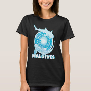 Leopard Shark Whitetip Reef Shark Maldives Diving  T-Shirt