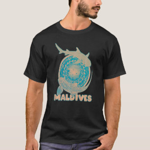 Leopard Shark Whitetip Reef Shark Maldives Diving T-Shirt