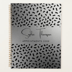Leopard silver 2024 planner