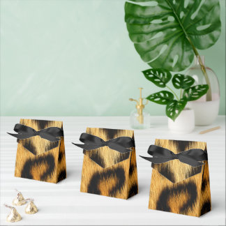 Leopard Skin Animal Print Favour Box