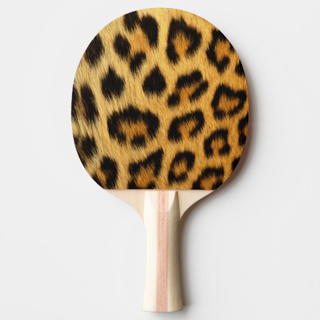 Leopard Skin Animal Print Ping Pong Paddle (Front)