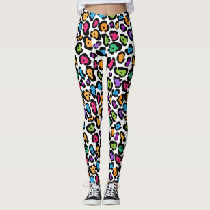 Rainbow Animal Print Leggings \u0026 Tights 