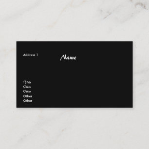 Leopard Skin Background Business Card