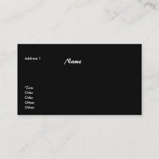 Leopard Skin Background Business Card