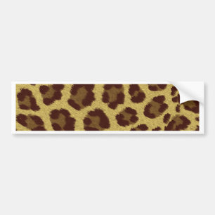 Leopard Skin Bumper Sticker