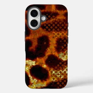 Leopard skin iPhone 16 case