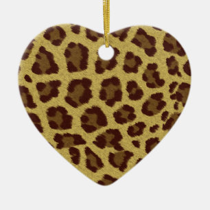 Leopard Skin Ceramic Ornament