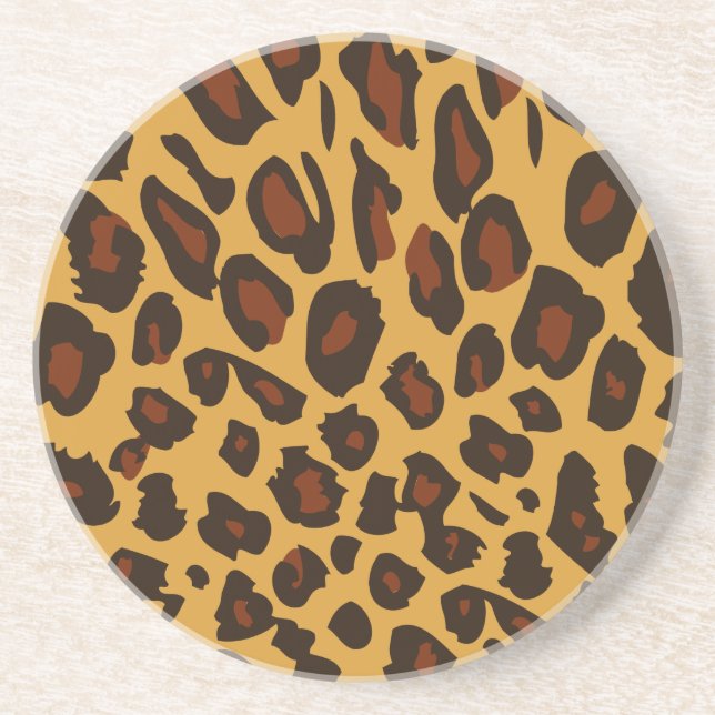 Leopard Skin Coaster (Front)