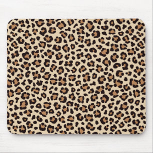 Leopard Skin Fur Pattern Mouse Pad