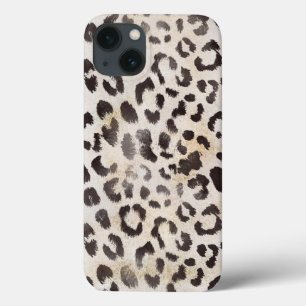 Leopard Skin in Tangerine Ivory iPhone 13 Case