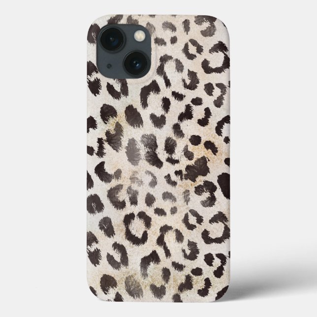 Leopard Skin in Tangerine Ivory Case-Mate iPhone Case (Back)