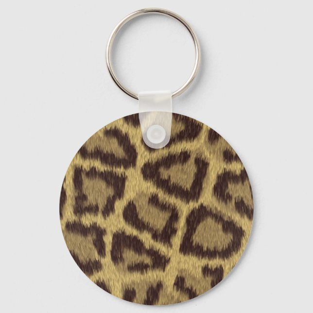 Leopard Skin Key Ring (Front)