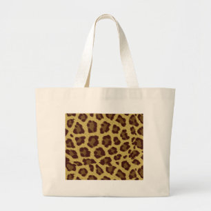 Leopard Skin Large Tote Bag