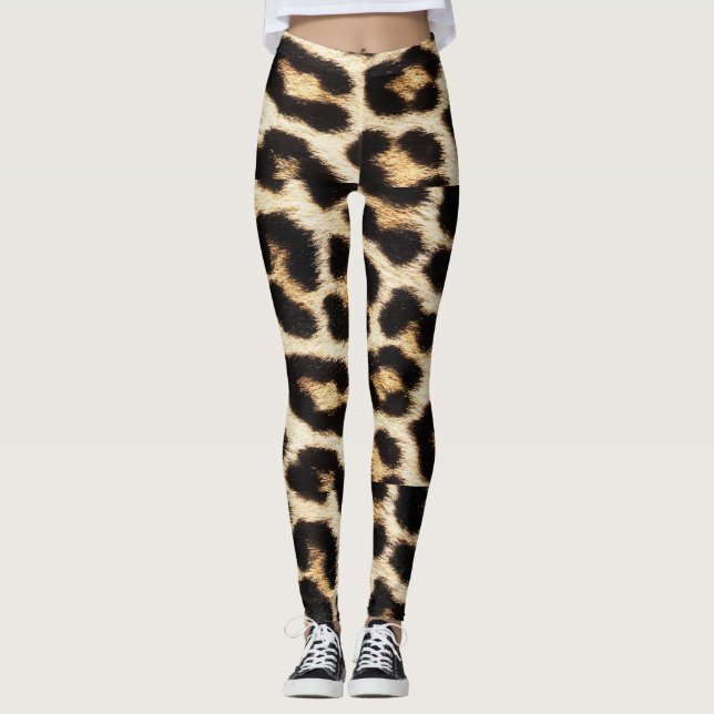 Leopard Skin Leggings (Front)