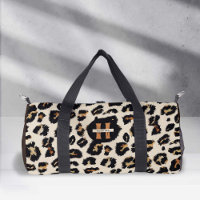 Leopard Skin, Modern Animal Pattern, Monogram