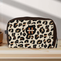 Leopard Skin, Modern Animal Pettern, Monogram