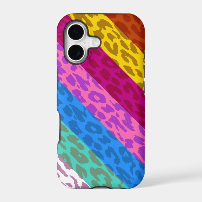 Leopard Skin Multicolor Stripe Pattern 2 (Back)