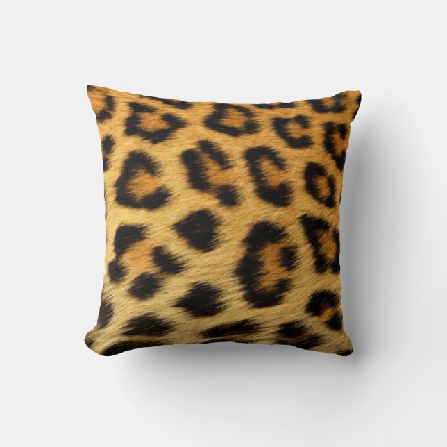 Leopard Skin Pattern Cushion (Front)