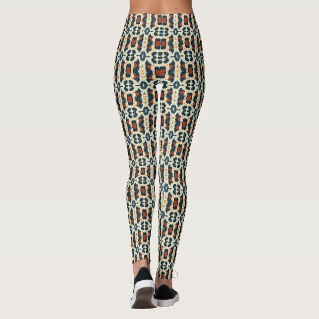 Leopard skin pattern leggings (Back)